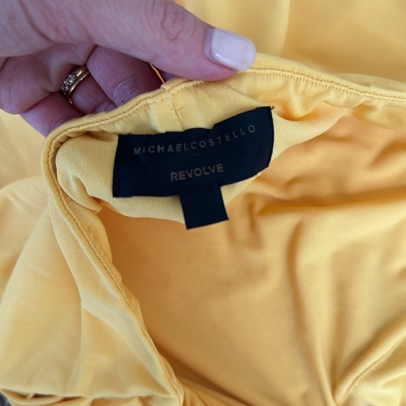 Michael Costello Yellow Gown - Picture 5 of 5